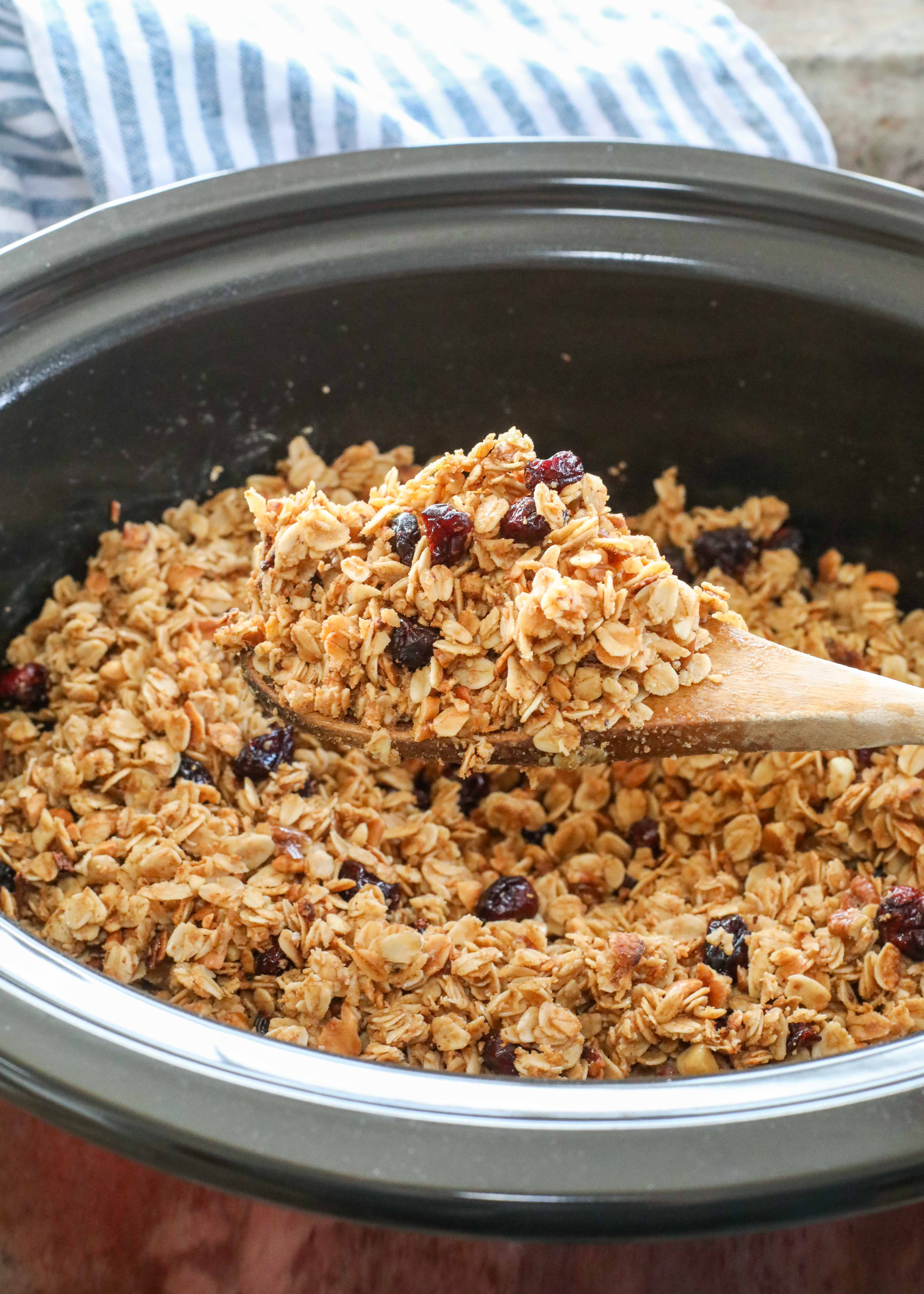 Easiest Granola Ever: Make It Perfectly in Your Crockpot, No Oven Needed